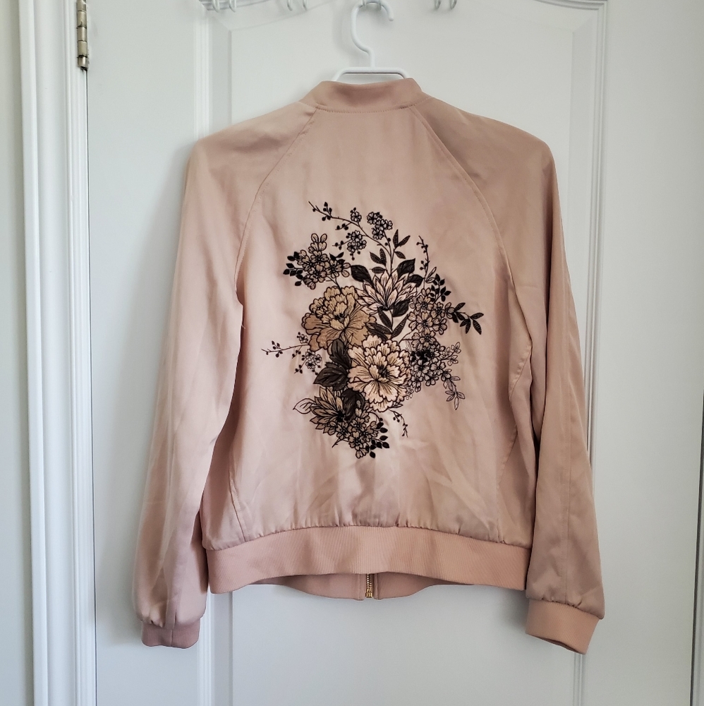 EUC Embroidered Bomber Jacket